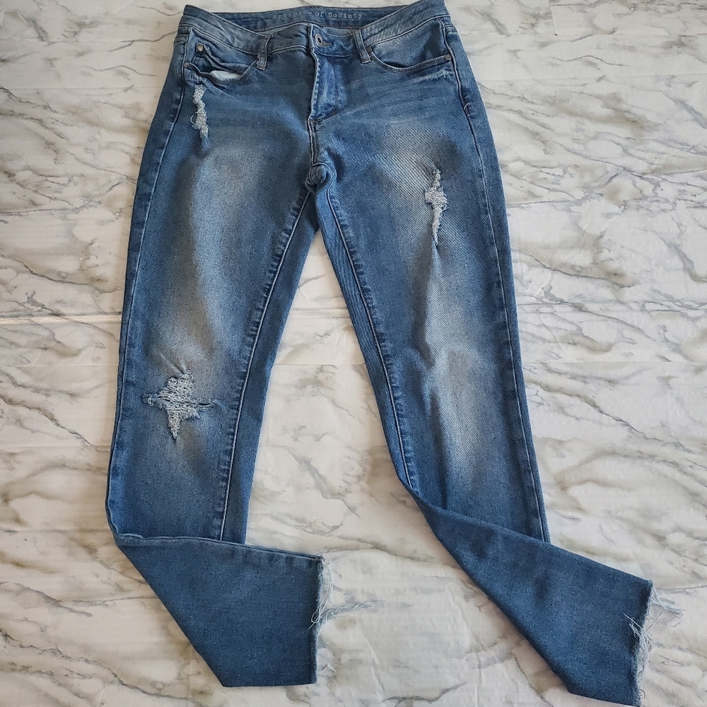 Articles of Society Distressed Skinny Jeans 27